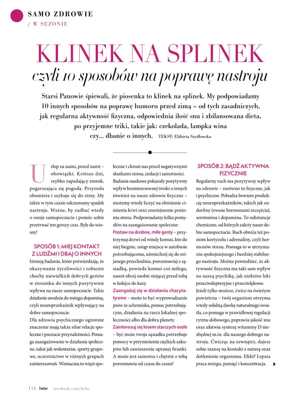 Hebe - gazetka promocyjna Magazyn Kolorami jesień się zaczyna od wtorku 02.09 do piątku 31.10 - strona 114