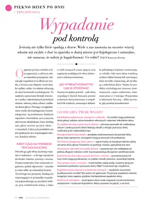 Hebe - gazetka promocyjna Magazyn Kolorami jesień się zaczyna od wtorku 02.09 do piątku 31.10 - strona 54 Hebe - gazetka promocyjna Magazyn Kolorami jesień się zaczyna od wtorku 02.09 do piątku 31.10 - strona 54