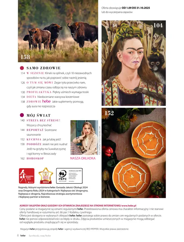 Hebe - gazetka promocyjna Magazyn Kolorami jesień się zaczyna od wtorku 02.09 do piątku 31.10 - strona 8