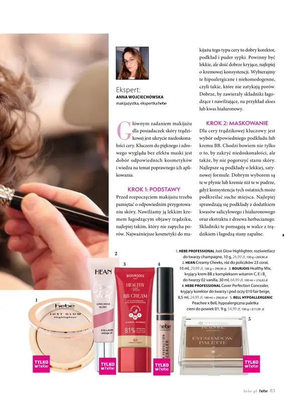 Hebe - gazetka promocyjna Magazyn Kolorami jesień się zaczyna od wtorku 02.09 do piątku 31.10 - strona 83