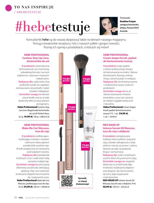 Hebe - gazetka promocyjna Magazyn Kolorami jesień się zaczyna od wtorku 02.09 do piątku 31.10 - strona 88