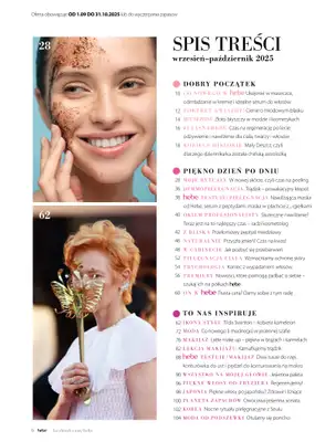 Hebe - gazetka promocyjna Magazyn Kolorami jesień się zaczyna od wtorku 02.09 do piątku 31.10 - strona 6 Hebe - gazetka promocyjna Magazyn Kolorami jesień się zaczyna od wtorku 02.09 do piątku 31.10 - strona 6