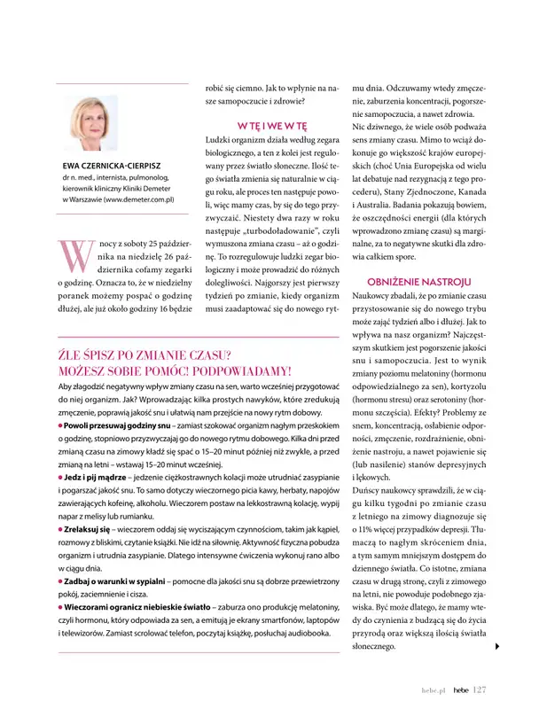 Hebe - gazetka promocyjna Magazyn Kolorami jesień się zaczyna od wtorku 02.09 do piątku 31.10 - strona 127