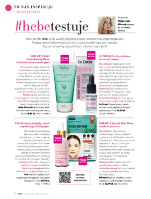 Hebe - gazetka promocyjna Magazyn Kolorami jesień się zaczyna od wtorku 02.09 do piątku 31.10 - strona 38 Hebe - gazetka promocyjna Magazyn Kolorami jesień się zaczyna od wtorku 02.09 do piątku 31.10 - strona 38