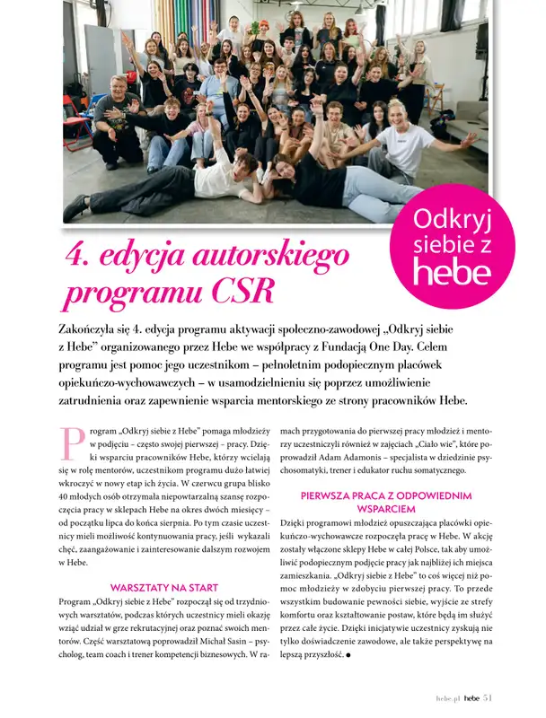 Hebe - gazetka promocyjna Magazyn Kolorami jesień się zaczyna od wtorku 02.09 do piątku 31.10 - strona 51