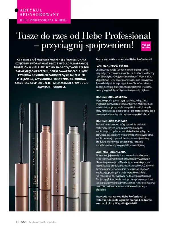 Hebe - gazetka promocyjna Magazyn Kolorami jesień się zaczyna od wtorku 02.09 do piątku 31.10 - strona 86