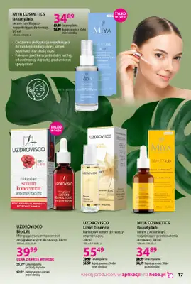 Hebe - gazetka promocyjna Katalog Piękno z natury od wtorku 02.09 do poniedziałku 29.09 - strona 17