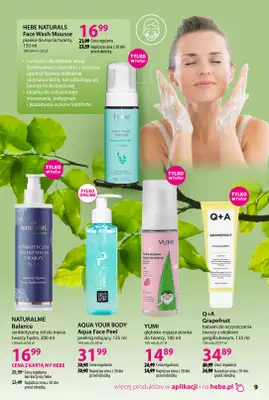 Hebe - gazetka promocyjna Katalog Piękno z natury od wtorku 02.09 do poniedziałku 29.09 - strona 9