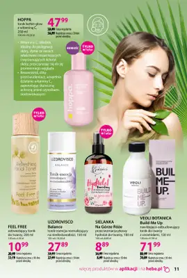 Hebe - gazetka promocyjna Katalog Piękno z natury od wtorku 02.09 do poniedziałku 29.09 - strona 11