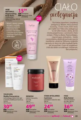 Hebe - gazetka promocyjna Katalog Piękno z natury od wtorku 02.09 do poniedziałku 29.09 - strona 31