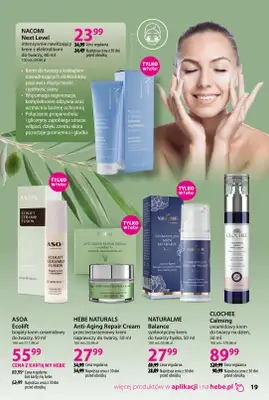 Hebe - gazetka promocyjna Katalog Piękno z natury od wtorku 02.09 do poniedziałku 29.09 - strona 19