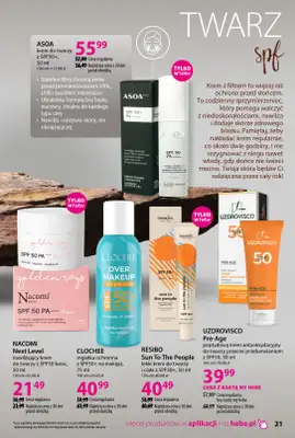 Hebe - gazetka promocyjna Katalog Piękno z natury od wtorku 02.09 do poniedziałku 29.09 - strona 21