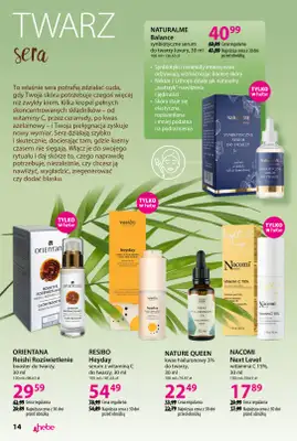 Hebe - gazetka promocyjna Katalog Piękno z natury od wtorku 02.09 do poniedziałku 29.09 - strona 14