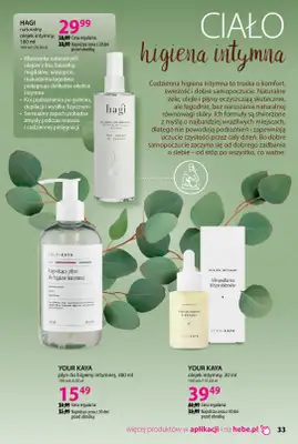 Hebe - gazetka promocyjna Katalog Piękno z natury od wtorku 02.09 do poniedziałku 29.09 - strona 33