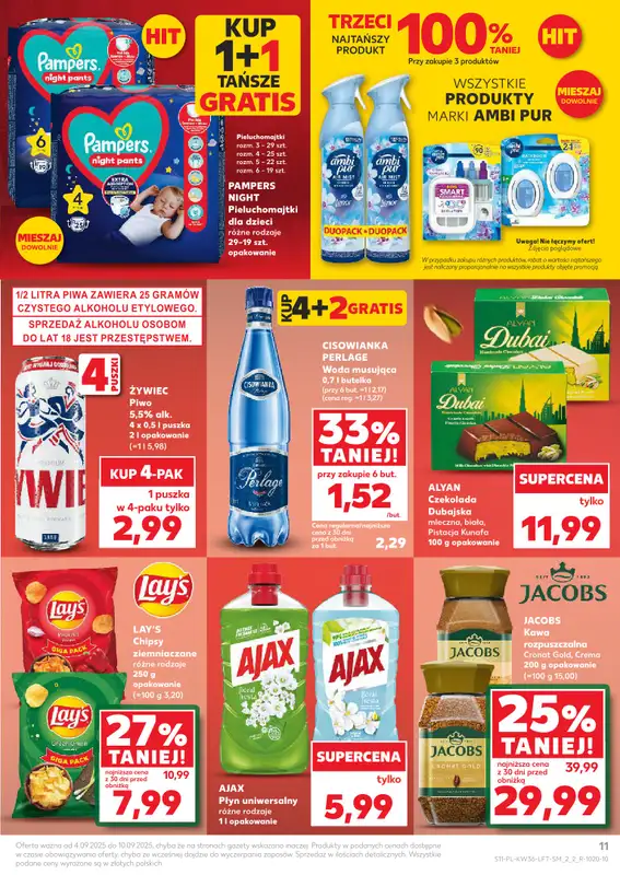 Kaufland - gazetka promocyjna Oferta Kaufland  do środy 10.09 - strona 11