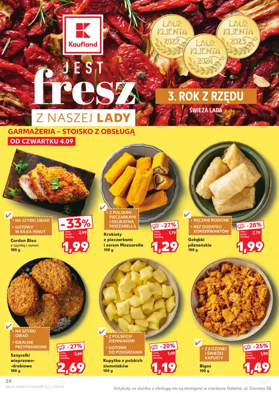 Kaufland - gazetka promocyjna Oferta Kaufland  do środy 10.09 - strona 24