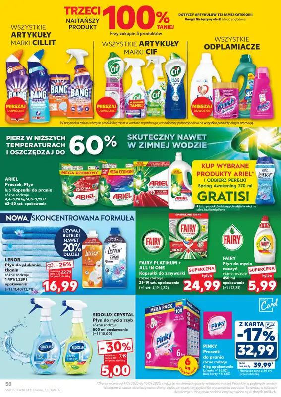 Kaufland - gazetka promocyjna Oferta Kaufland  do środy 10.09 - strona 50