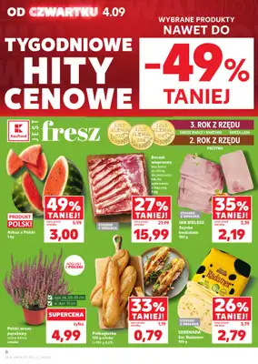 Kaufland - gazetka promocyjna Oferta Kaufland  do środy 10.09 - strona 8