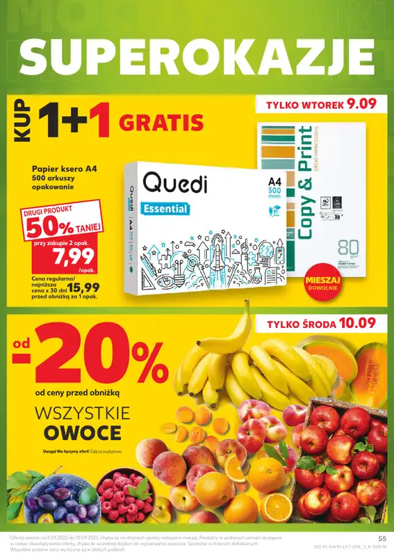 Kaufland - gazetka promocyjna Oferta Kaufland  do środy 10.09 - strona 55