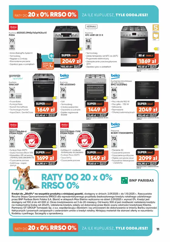 Max Elektro - gazetka promocyjna Gazetka od wtorku 02.09 do środy 01.10 - strona 11