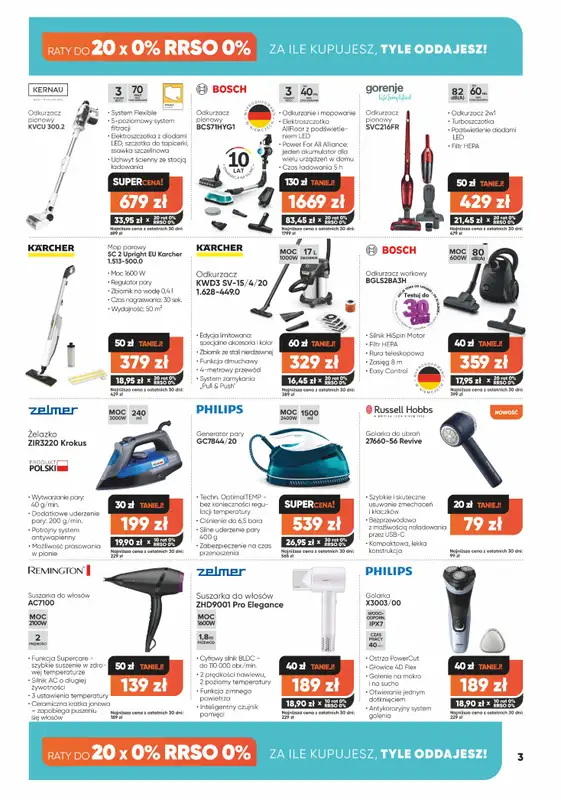 Max Elektro - gazetka promocyjna Gazetka od wtorku 02.09 do środy 01.10 - strona 3