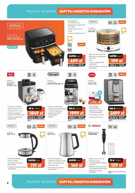 Max Elektro - gazetka promocyjna Gazetka od wtorku 02.09 do środy 01.10 - strona 2