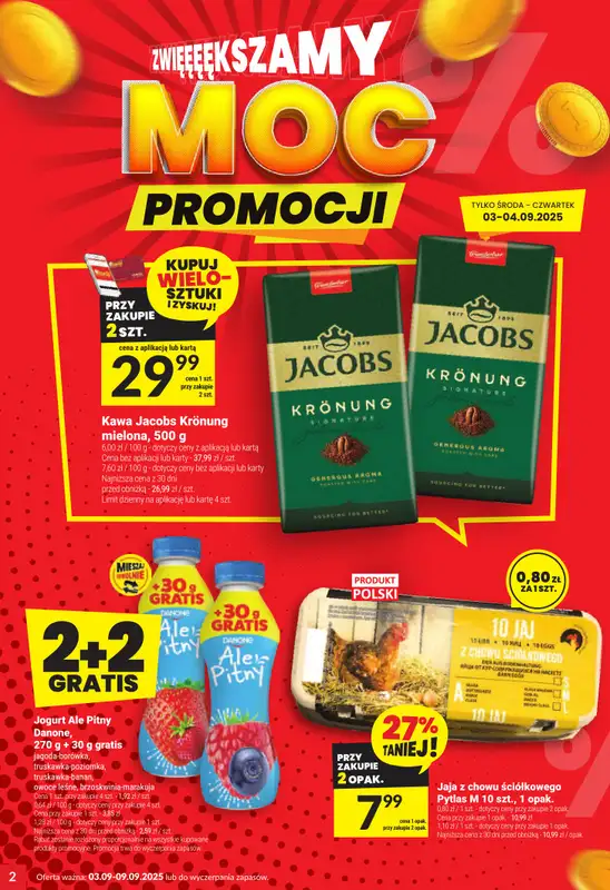 Twój Market - gazetka promocyjna Gazetka od środy 03.09 do wtorku 09.09 - strona 2