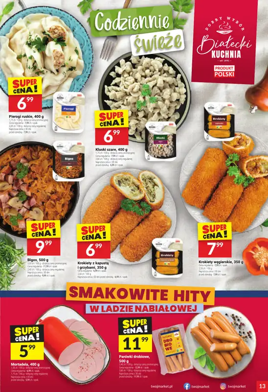 Twój Market - gazetka promocyjna Gazetka od środy 03.09 do wtorku 09.09 - strona 13
