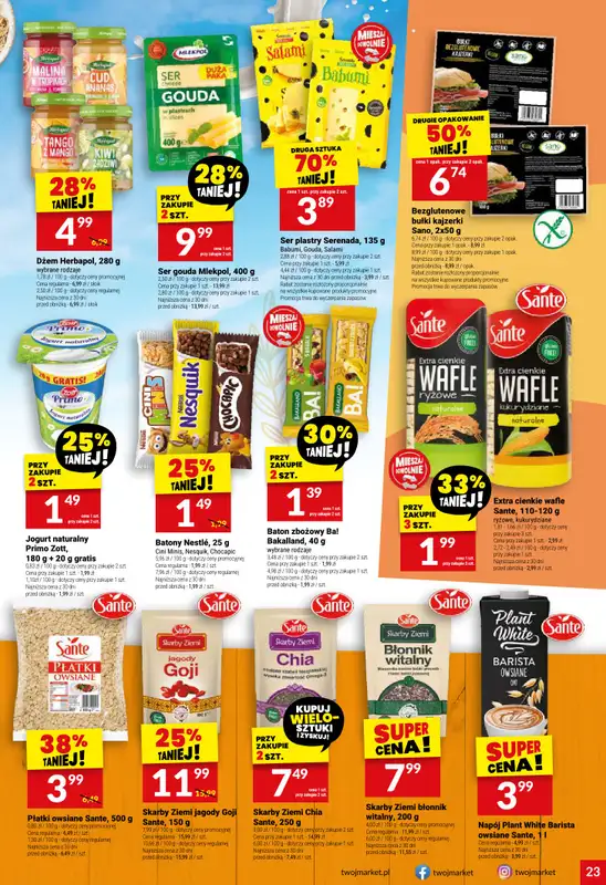 Twój Market - gazetka promocyjna Gazetka od środy 03.09 do wtorku 09.09 - strona 23
