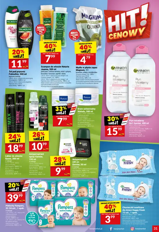Twój Market - gazetka promocyjna Gazetka od środy 03.09 do wtorku 09.09 - strona 31