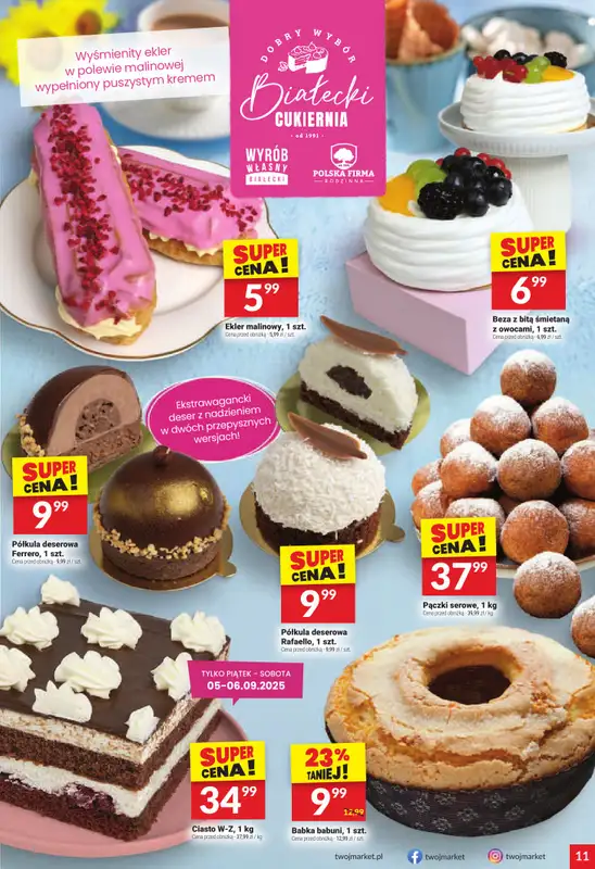Twój Market - gazetka promocyjna Gazetka od środy 03.09 do wtorku 09.09 - strona 11