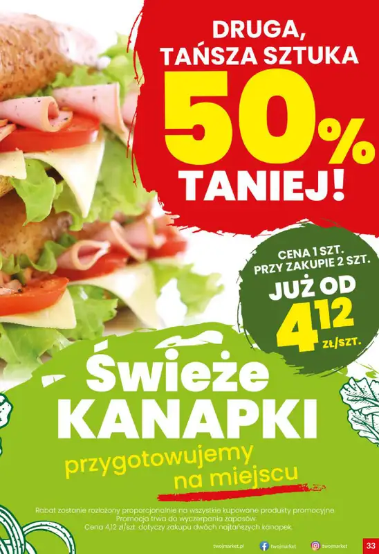 Twój Market - gazetka promocyjna Gazetka od środy 03.09 do wtorku 09.09 - strona 33