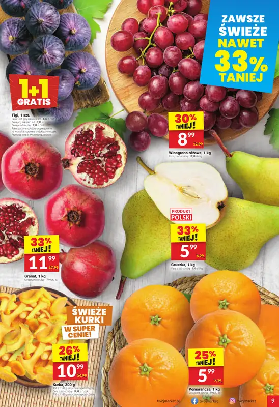 Twój Market - gazetka promocyjna Gazetka od środy 03.09 do wtorku 09.09 - strona 9