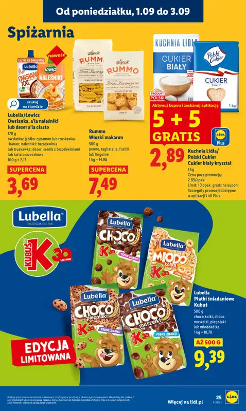 Lidl - gazetka promocyjna Oferta od poniedziałku od poniedziałku 01.09 do środy 03.09 - strona 29