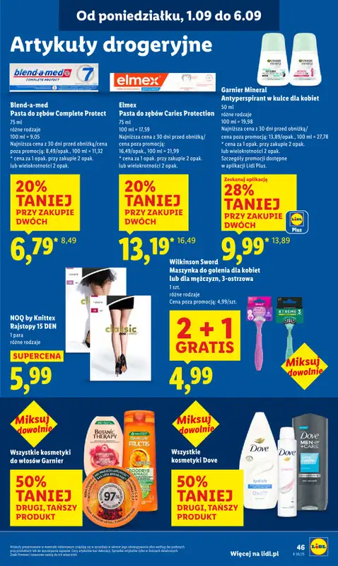 Lidl - gazetka promocyjna Oferta od poniedziałku od poniedziałku 01.09 do środy 03.09 - strona 55