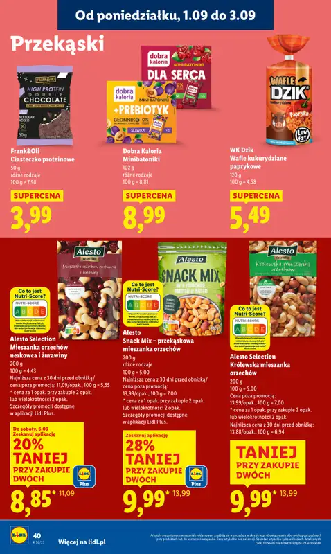 Lidl - gazetka promocyjna Oferta od poniedziałku od poniedziałku 01.09 do środy 03.09 - strona 46