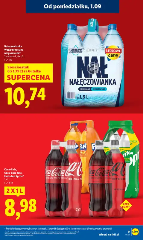 Lidl - gazetka promocyjna Oferta od poniedziałku od poniedziałku 01.09 do środy 03.09 - strona 9