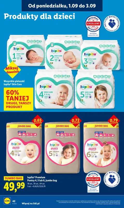 Lidl - gazetka promocyjna Oferta od poniedziałku od poniedziałku 01.09 do środy 03.09 - strona 50