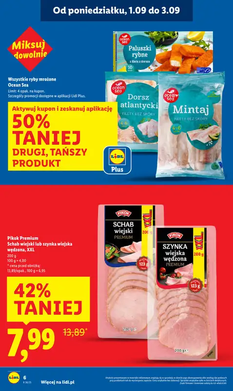 Lidl - gazetka promocyjna Oferta od poniedziałku od poniedziałku 01.09 do środy 03.09 - strona 6