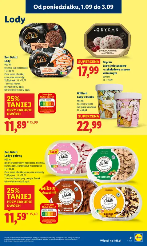 Lidl - gazetka promocyjna Oferta od poniedziałku od poniedziałku 01.09 do środy 03.09 - strona 35