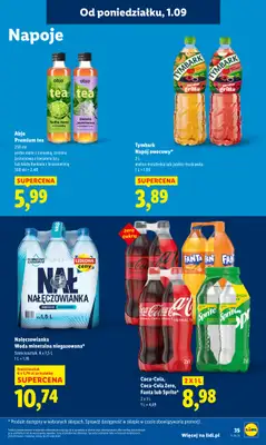 Lidl - gazetka promocyjna Oferta od poniedziałku od poniedziałku 01.09 do środy 03.09 - strona 39