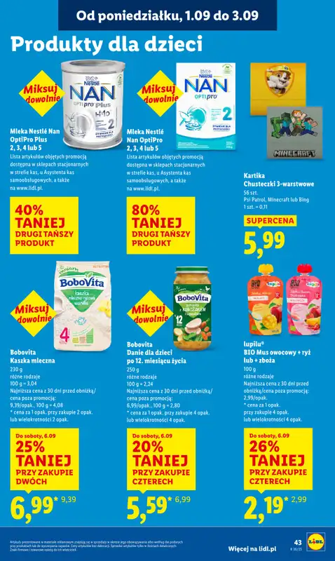 Lidl - gazetka promocyjna Oferta od poniedziałku od poniedziałku 01.09 do środy 03.09 - strona 51