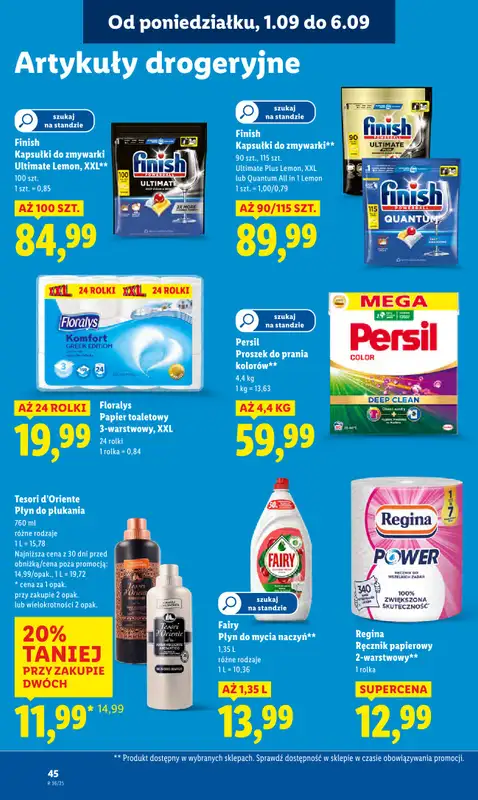 Lidl - gazetka promocyjna Oferta od poniedziałku od poniedziałku 01.09 do środy 03.09 - strona 54