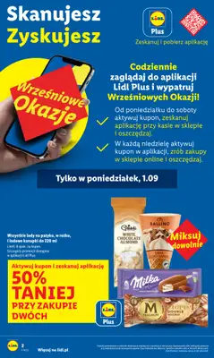 Lidl - gazetka promocyjna Oferta od poniedziałku od poniedziałku 01.09 do środy 03.09 - strona 2