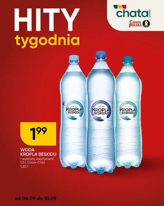 Chata Polska - gazetka promocyjna Hity tygodnia od czwartku 04.09 do środy 10.09 - strona 2