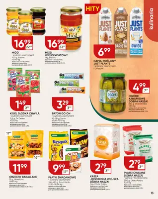 Chata Polska - gazetka promocyjna Gazetka od czwartku 11.09 do niedzieli 21.09 - strona 13 Chata Polska - gazetka promocyjna Gazetka od czwartku 11.09 do niedzieli 21.09 - strona 13