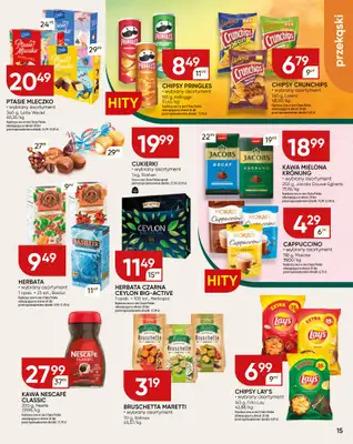 Chata Polska - gazetka promocyjna Gazetka od czwartku 11.09 do niedzieli 21.09 - strona 15 Chata Polska - gazetka promocyjna Gazetka od czwartku 11.09 do niedzieli 21.09 - strona 15