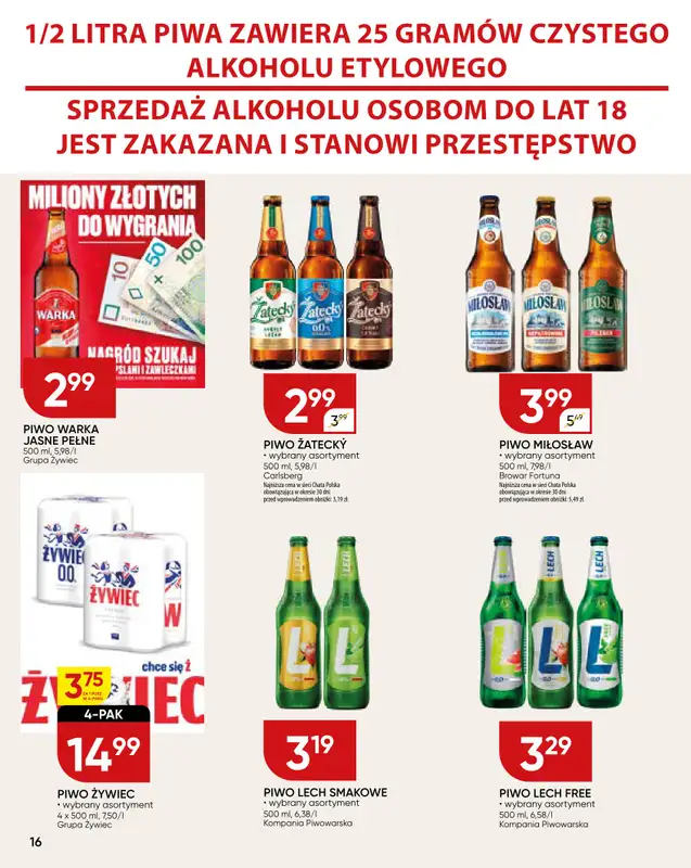 Chata Polska - gazetka promocyjna Gazetka od czwartku 11.09 do niedzieli 21.09 - strona 16