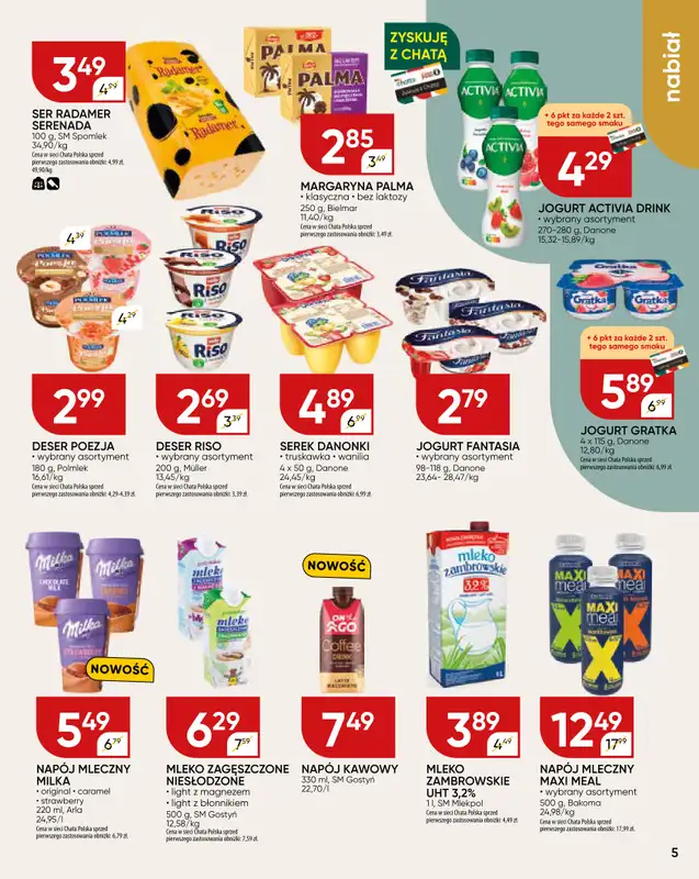 Chata Polska - gazetka promocyjna Gazetka od czwartku 11.09 do niedzieli 21.09 - strona 5