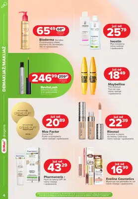 Dr.Max Drogeria - gazetka promocyjna MAXymalne PROMOCJE urodzinowe! od poniedziałku 01.09 do wtorku 30.09 - strona 4